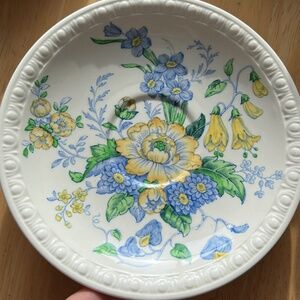 Copeland Spode Raeburn tea cups/saucers + two dinner plates